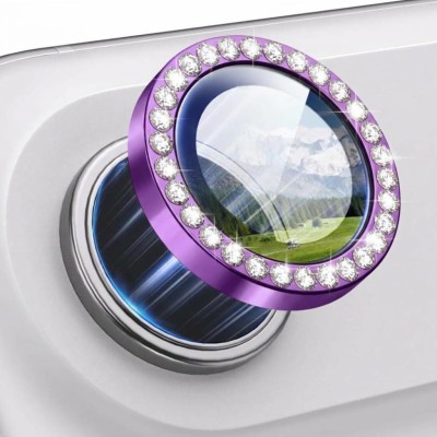 Προστατευτικό Κάμερας Strass Frame Full Cover για iPhone 17 Air 5G –Μωβ