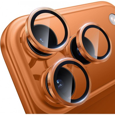 Προστατευτικό Κάμερας Full Cover Για iPhone 17 Pro 5G / 17 Pro Max 5G –Πορτοκαλί