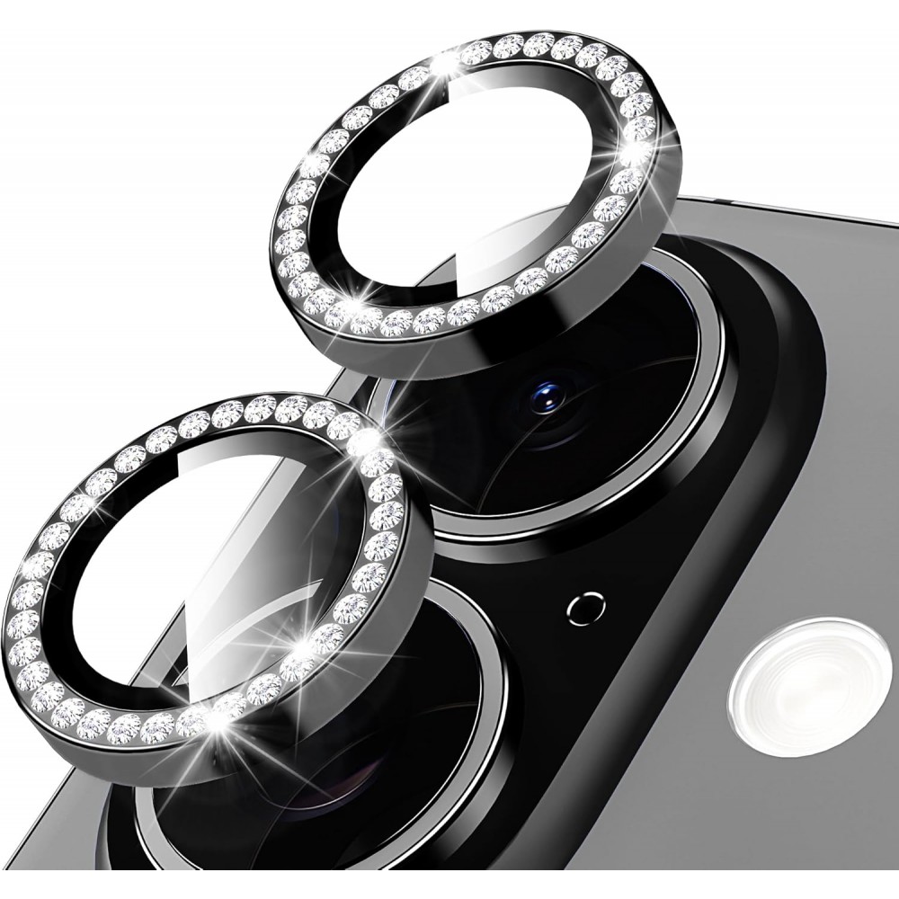 Προστατευτικό Κάμερας Strass Frame Full Cover για iPhone 17 5G –Μαύρο Προστασία οθόνης - Κάμερας