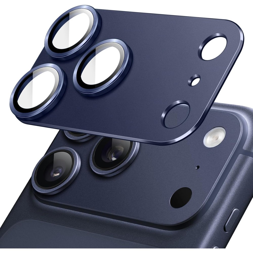 Μεταλλική Προστασία Κάμερας Για Apple iPhone 17 Pro 5G -Σκούρο Μπλε Προστασίες οθόνης - Κάμερας