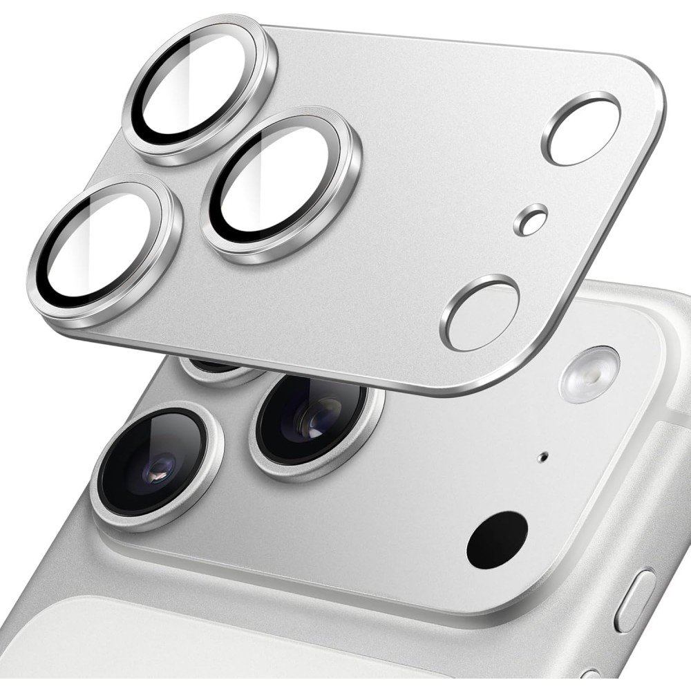 Μεταλλική Προστασία Κάμερας Για Apple iPhone 17 Pro 5G -Ασημί Προστασίες οθόνης - Κάμερας
