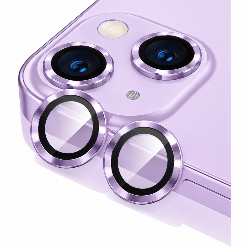 Προστατευτικό Κάμερας Full Cover Για iPhone 14 / 14 Plus –Μωβ Προστασία οθόνης