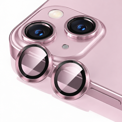 Προστατευτικό Κάμερας Full Cover Για iPhone 15 5G / 15 Plus 5G –Ροζ Χρυσό