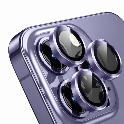 Προστατευτικό Κάμερας Full Cover Για iPhone 14 Pro / 14 Pro Max –Μωβ
