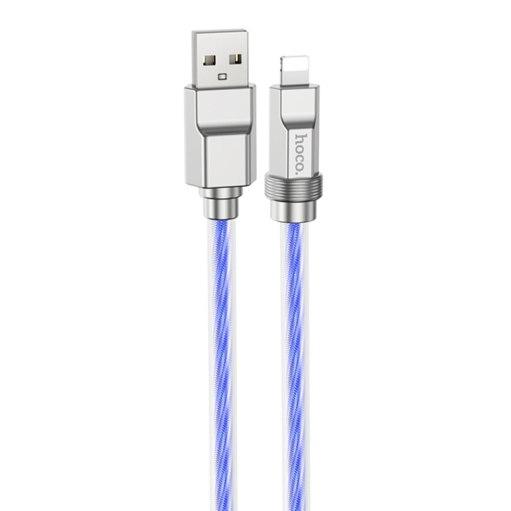 Hoco U113 USB-A to Lightning Cable 1m -Μπλε Αξεσουάρ 