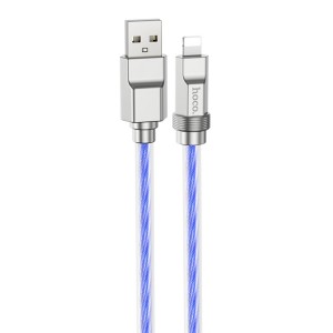 Hoco U113 USB-A to Lightning Cable 1m -Μπλε Αξεσουάρ 