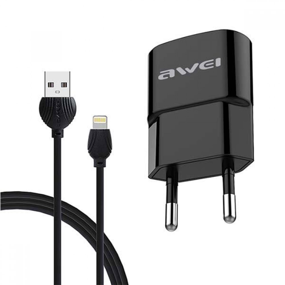 Awei Lightning USB φορτιστής  C-832  2.1A -Black Αξεσουάρ 