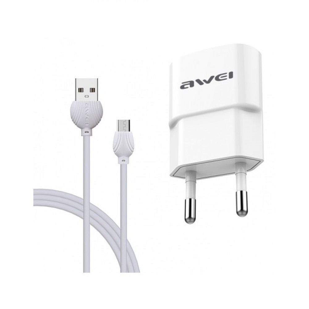 Awei Micro USB φορτιστής  C-831  2.1A -White Αξεσουάρ 