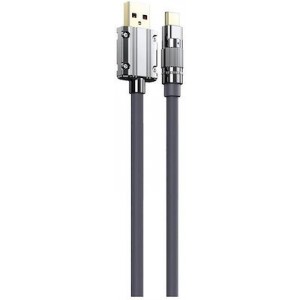 Remax Καλώδιο USB-A to USB-C male 66W 1.2m - Γκρι Αξεσουάρ 