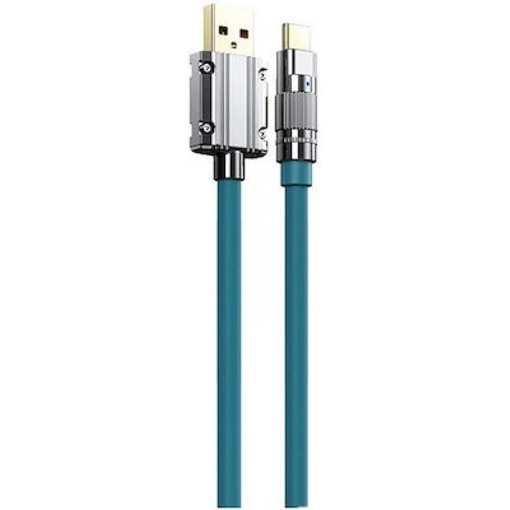 Remax Καλώδιο USB-A to USB-C male 66W 1.2m - Μπλε Αξεσουάρ 