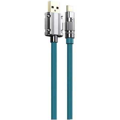 Remax Καλώδιο USB-A to USB-C male 66W 1.2m - Μπλε