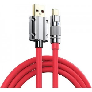 Remax Καλώδιο USB-A to USB-C male 66W 1.2m - Κόκκινο Αξεσουάρ 