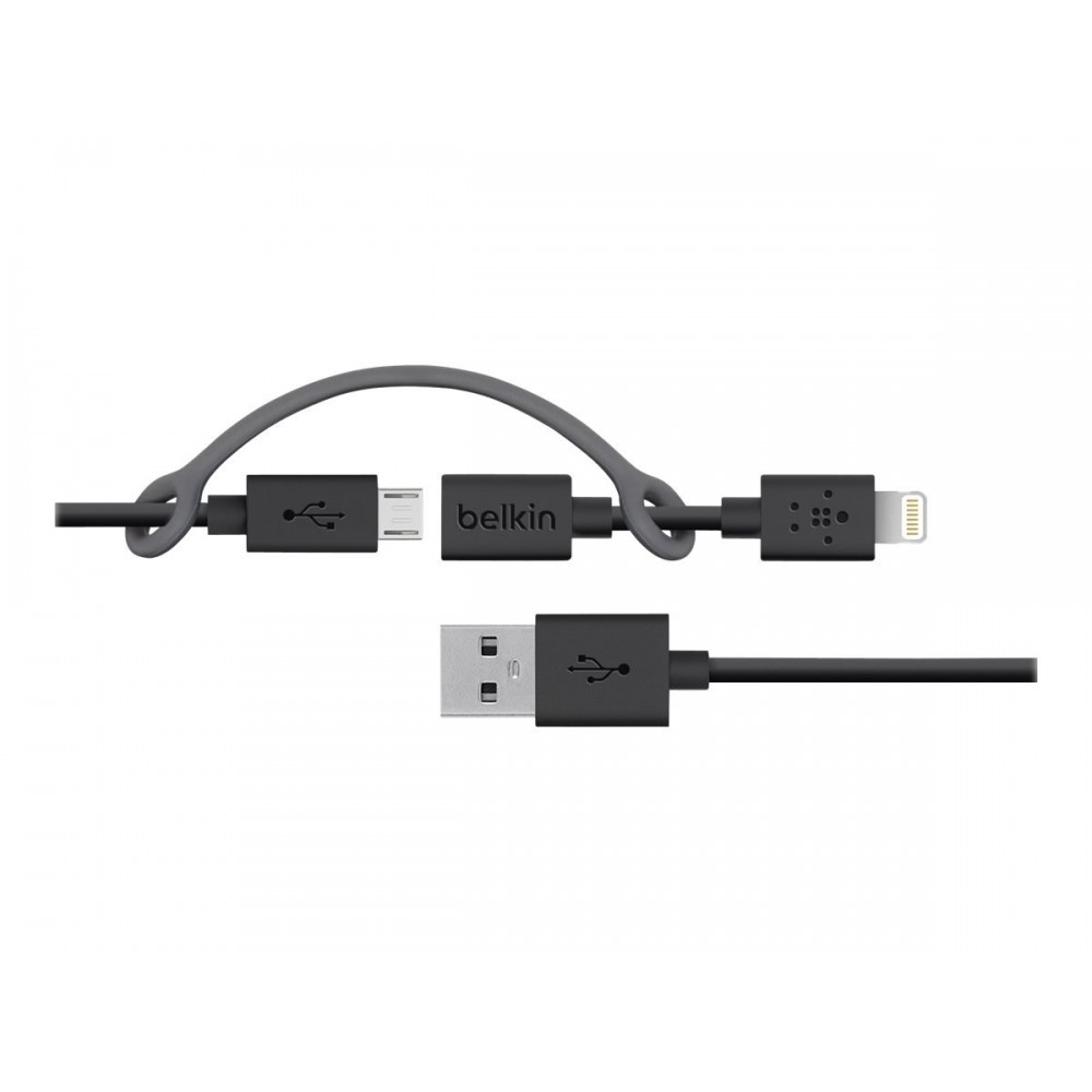 Καλώδιο Belkin Micro-USB με προσαρμογέα Lightning -Μαύρο Αξεσουάρ 