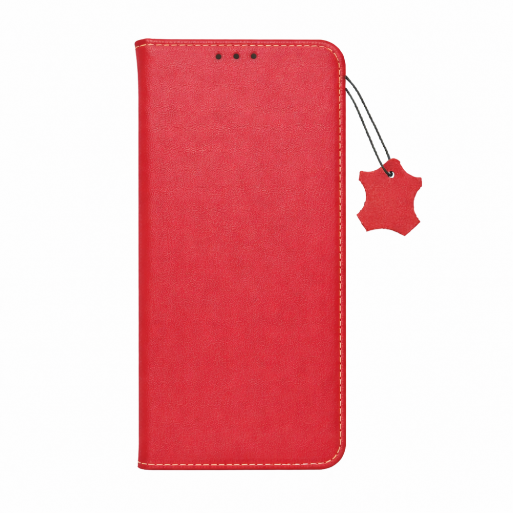 Θήκη iPhone 17 Air 5G Genuine Leather Case Smart Pro -Κόκκινο Θήκες iPhone