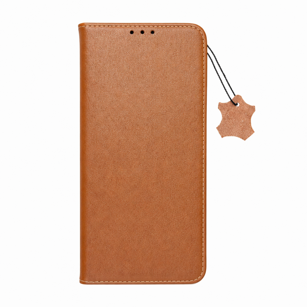Θήκη Samsung Galaxy S23 Ultra 5G Genuine Leather Case Smart Pro -Καφέ Θήκες Smartphone