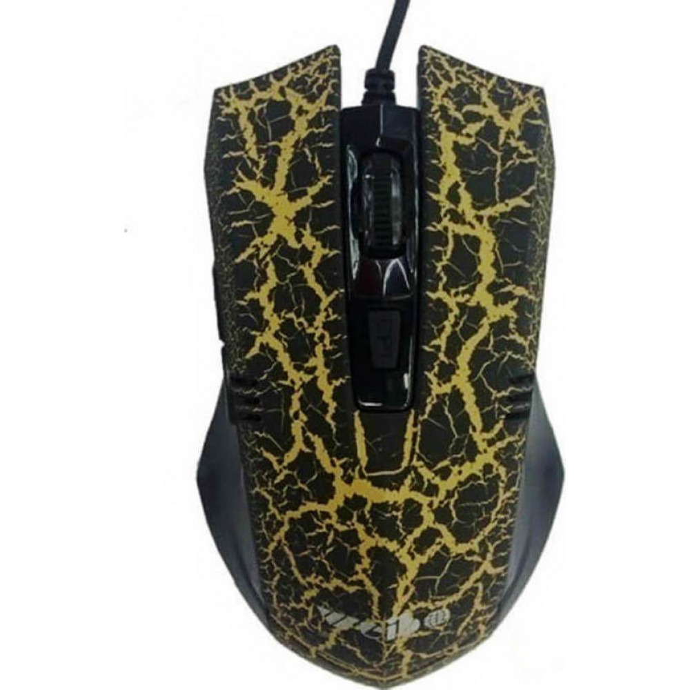 Ενσύρματο Gaming Ποντίκι -Χρυσό / Μαύρο Αξεσουάρ 