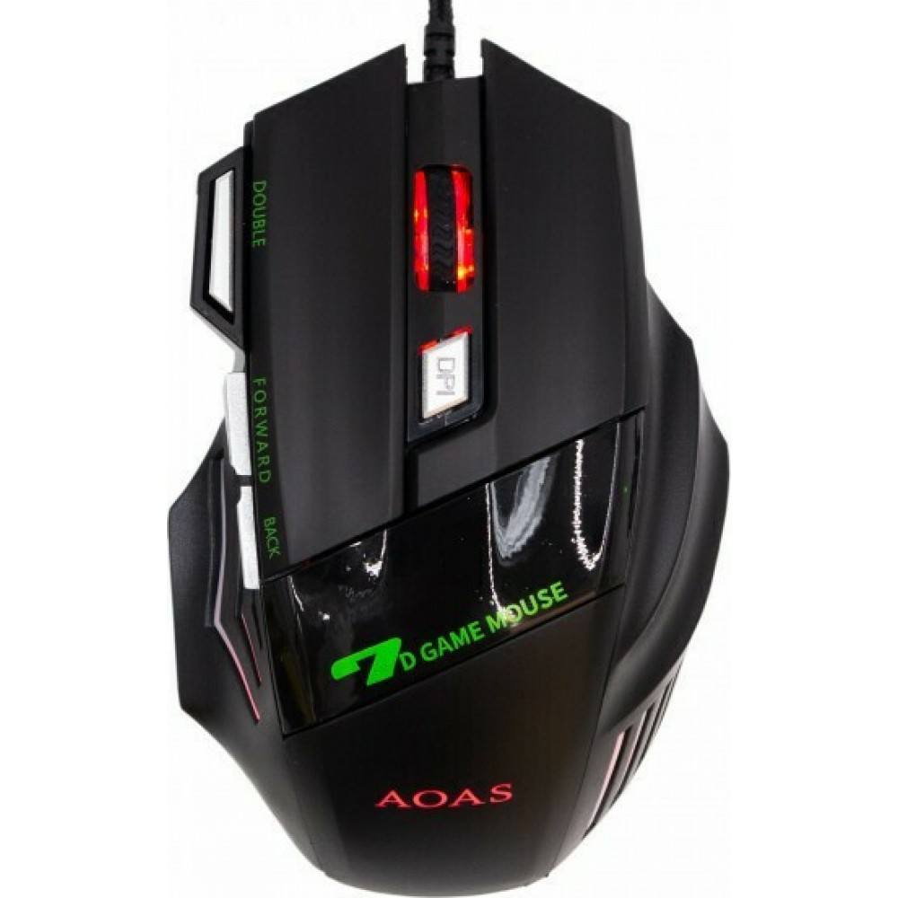 AOAS K90 Ενσύρματο Gaming Ποντίκι -Μαύρο Αξεσουάρ 