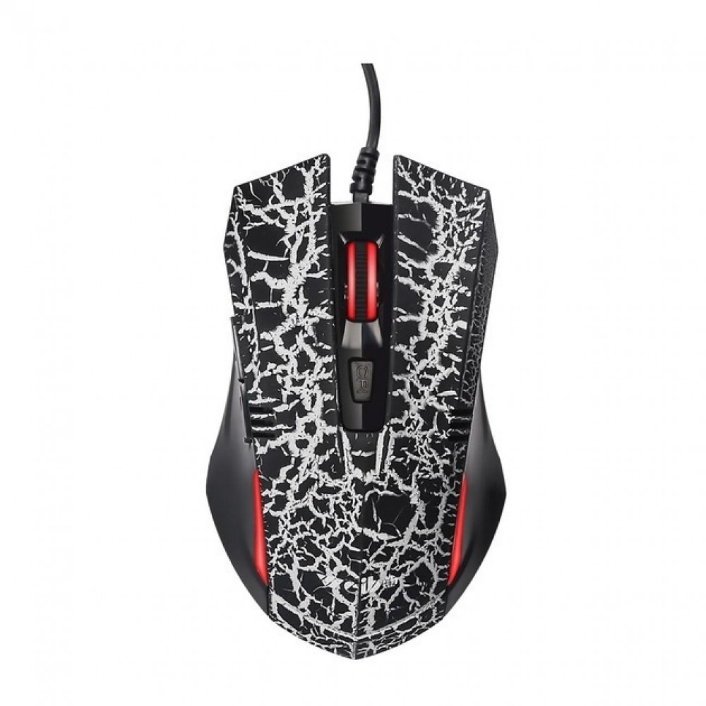 Ενσύρματο Gaming Ποντίκι -Γκρι / Μαύρο Αξεσουάρ 