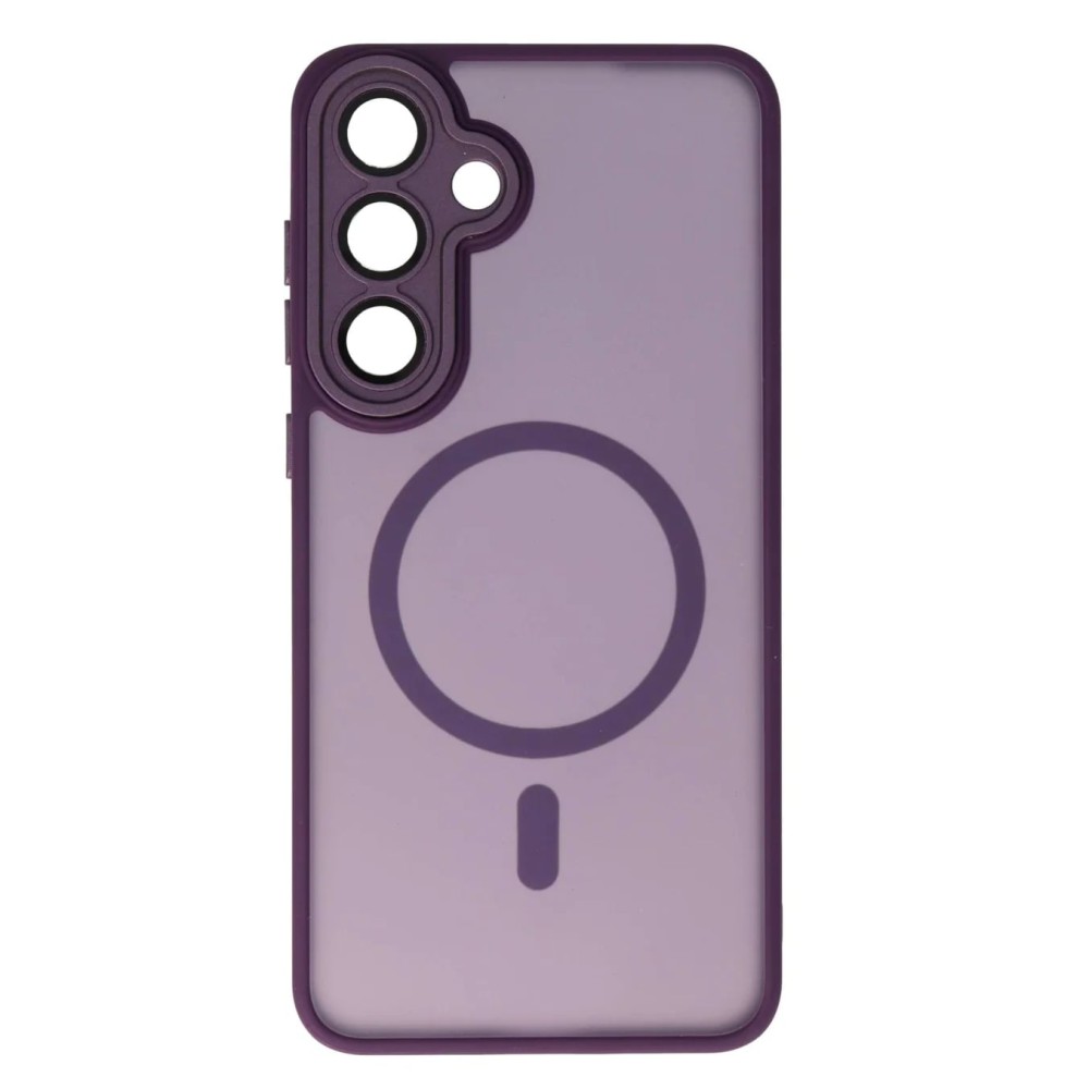 Θήκη Samsung Galaxy S25 Plus Back Cover Ημιδιάφανη Electro Magsafe -Μωβ Θήκες Smartphone