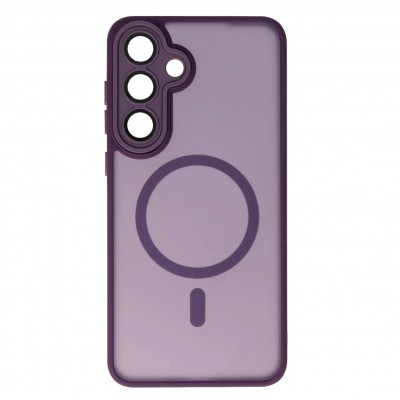 Θήκη Samsung Galaxy S25 Plus Back Cover Ημιδιάφανη Electro Magsafe -Μωβ