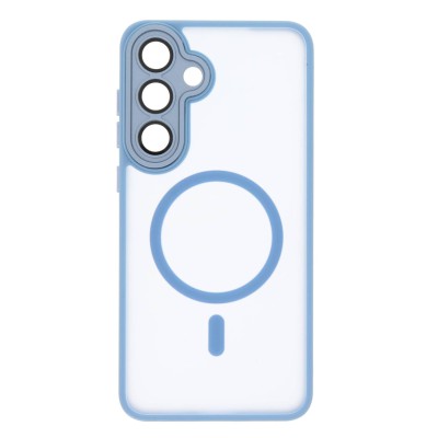 Θήκη Samsung Galaxy S25 Back Cover Ημιδιάφανη Electro Magsafe -Γαλάζιο