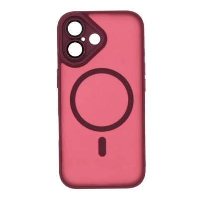 Θήκη iPhone 17 5G Back Cover Ημιδιάφανη Electro Magsafe -Μπορντό