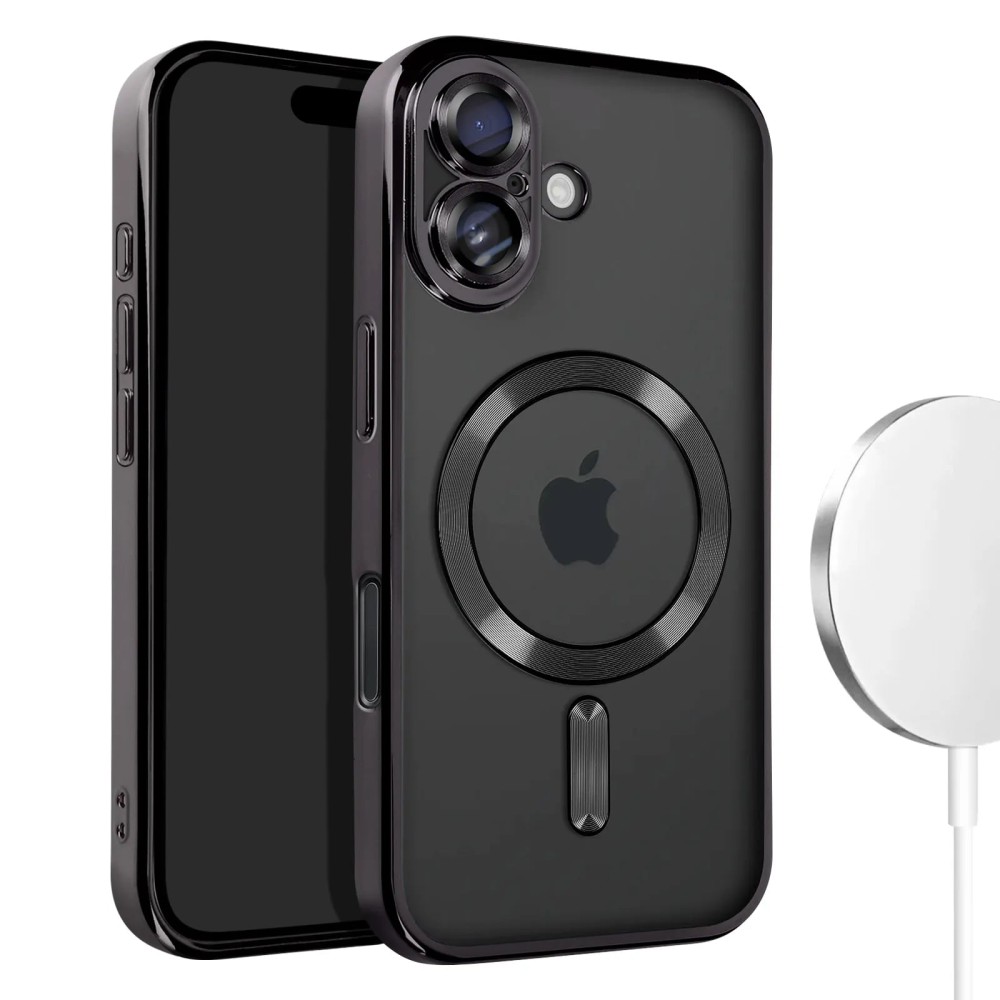 Θήκη iPhone 16 5G Back Cover Electro Magsafe -Μαύρο Θήκες iPhone