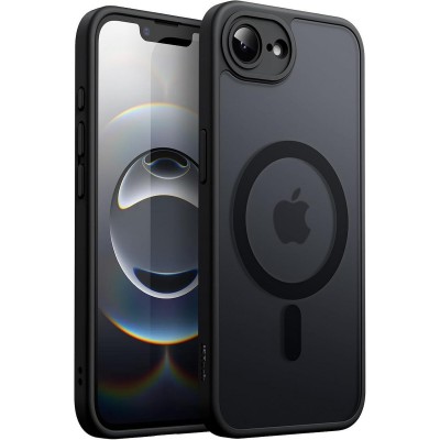 Θήκη iPhone 17e Back Cover Ημιδιάφανη Electro Magsafe -Μαύρο