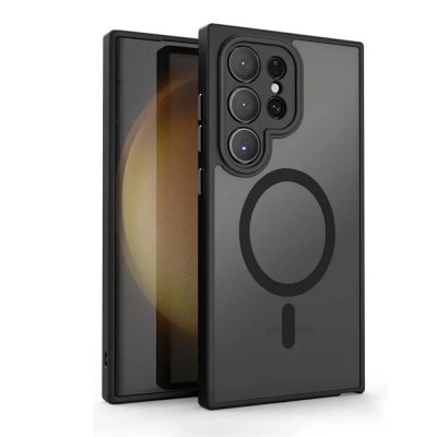 Θήκη Samsung Galaxy S26 Ultra Back Cover Ημιδιάφανη Electro Magsafe -Μαύρο