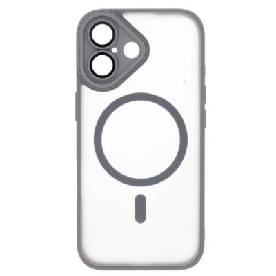 Θήκη iPhone 17 5G Back Cover Ημιδιάφανη Electro Magsafe -Γκρι