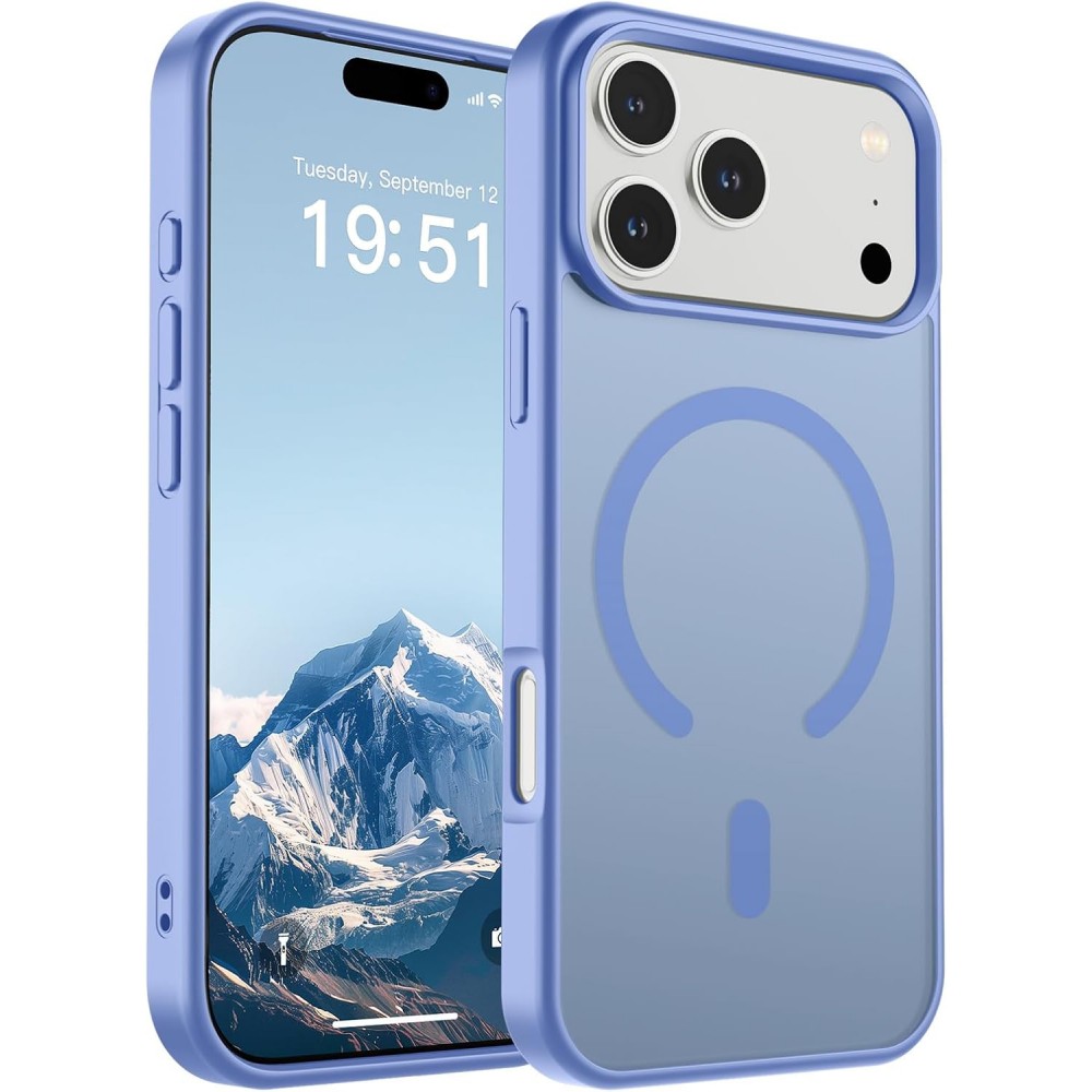 Θήκη iPhone 17 Pro Max 5G Back Cover Ημιδιάφανη Electro Magsafe -Γαλάζιο Θήκες iPhone