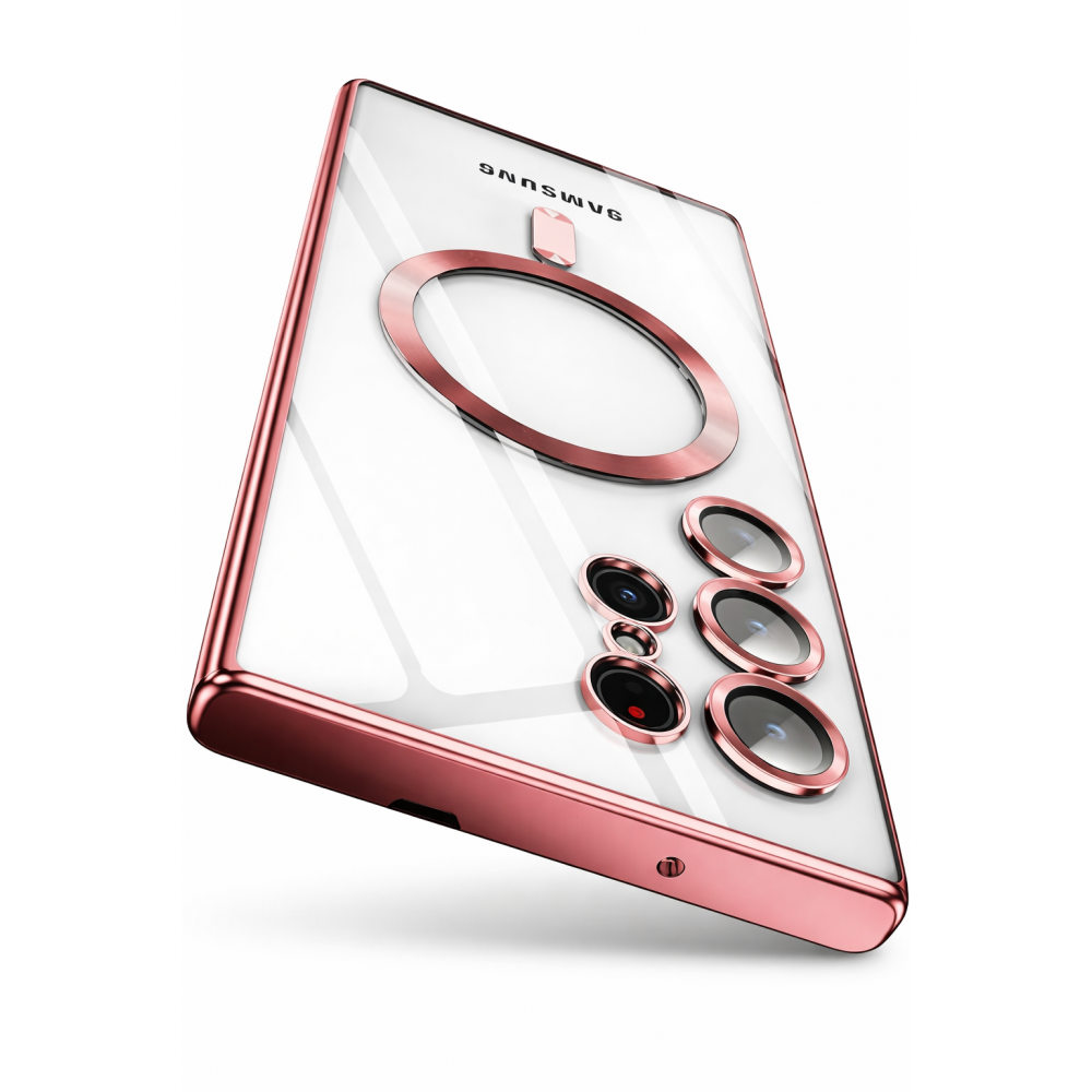 Θήκη Samsung Galaxy S26 Ultra Back Cover Electro Magsafe -Ροζ Χρυσό Θήκες Smartphone