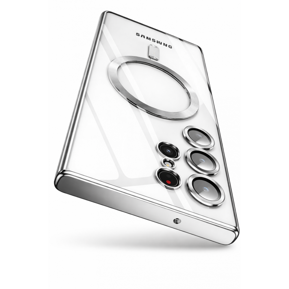 Θήκη Samsung Galaxy S26 Ultra Back Cover Electro Magsafe -Ασημί Θήκες Smartphone