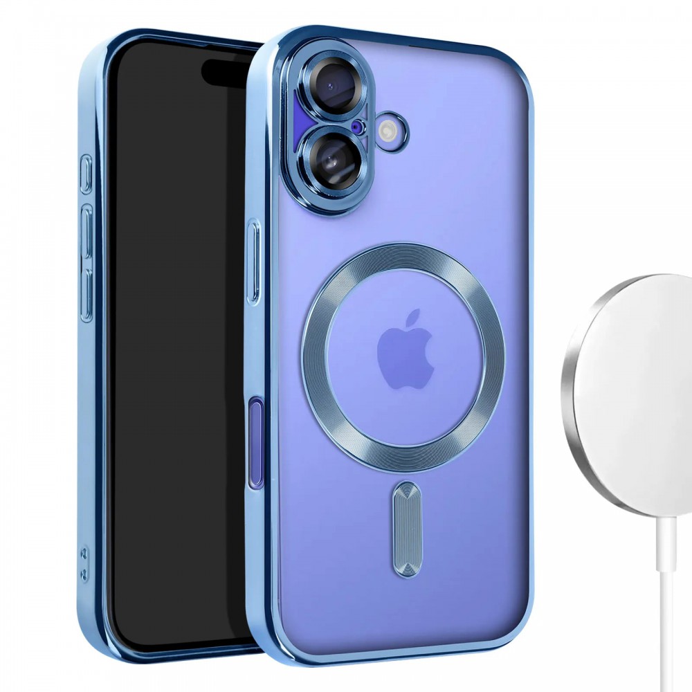 Θήκη iPhone 16 Plus 5G Back Cover Electro Magsafe -Μπλε Θήκες iPhone