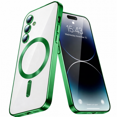 Θήκη Samsung Galaxy S23 Plus 5G Back Cover Electro Magsafe -Πράσινο