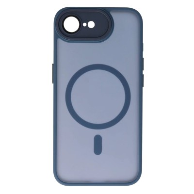 Θήκη iPhone 17e Back Cover Ημιδιάφανη Electro Magsafe -Σκούρο Μπλε