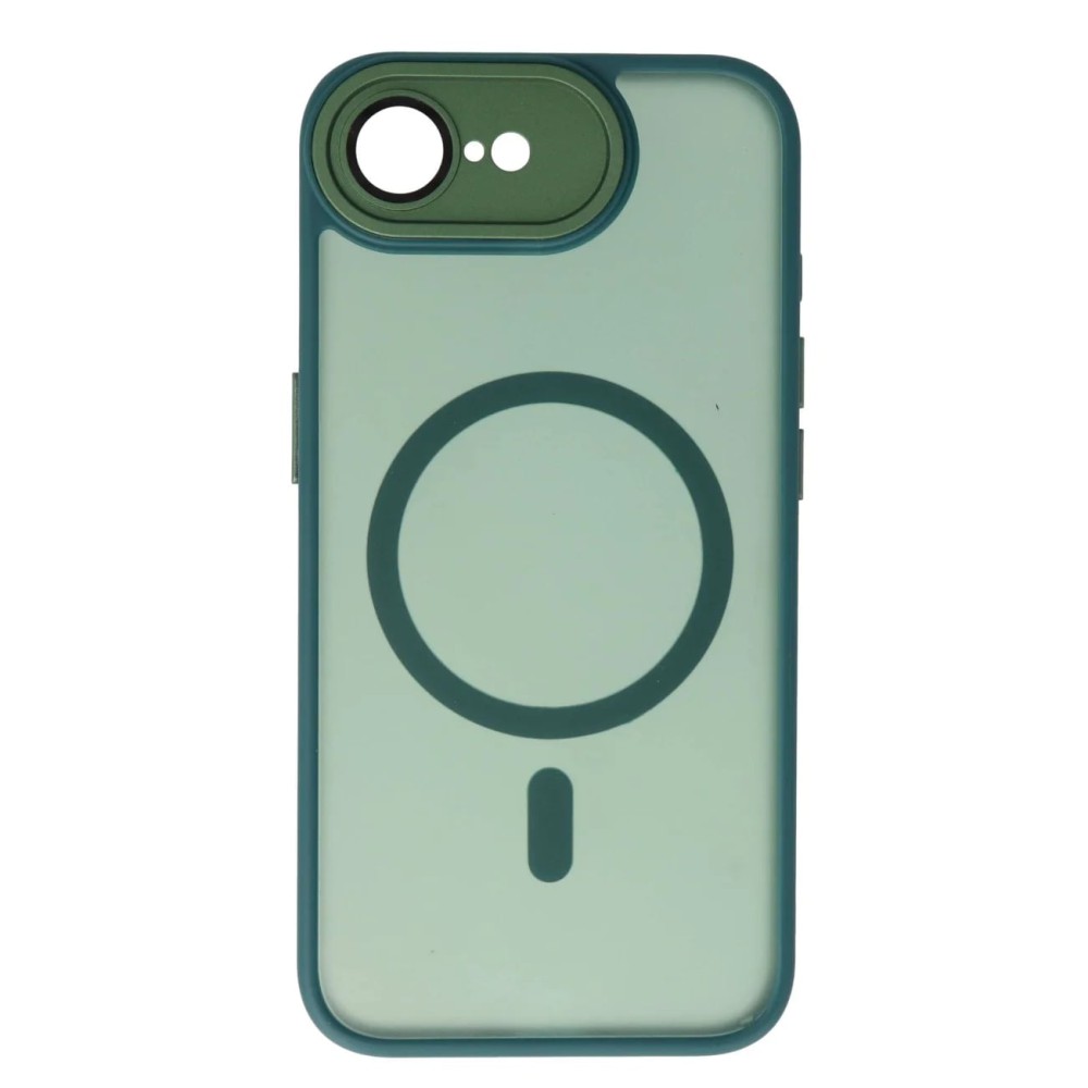 Θήκη iPhone 17e Back Cover Ημιδιάφανη Electro Magsafe -Πράσινο Θήκες iPhone