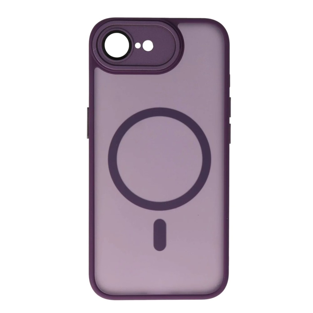 Θήκη iPhone 16e ( SE 4 2025 ) Back Cover Ημιδιάφανη Electro Magsafe -Μωβ Θήκες iPhone