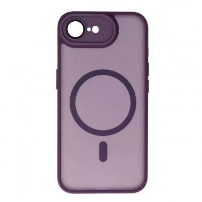 Θήκη iPhone 16e ( SE 4 2025 ) Back Cover Ημιδιάφανη Electro Magsafe -Μωβ