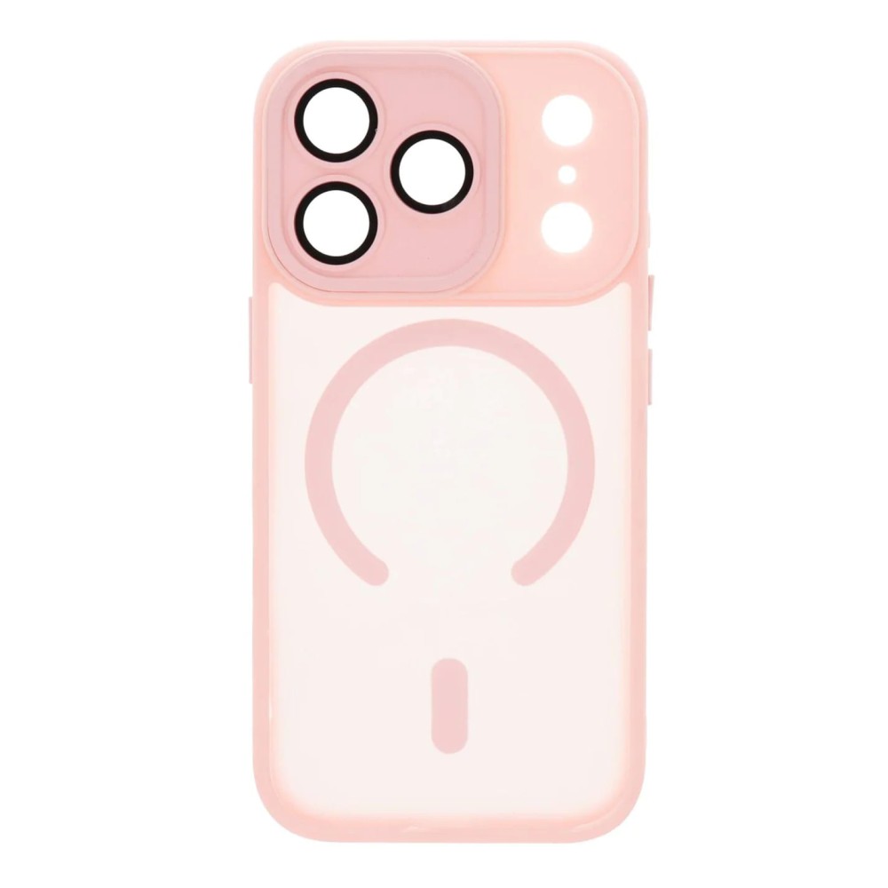 Θήκη iPhone 18 Pro 5G Back Cover Ημιδιάφανη Electro Magsafe Με Κλειστή Κάμερα -Nude Θήκες iPhone
