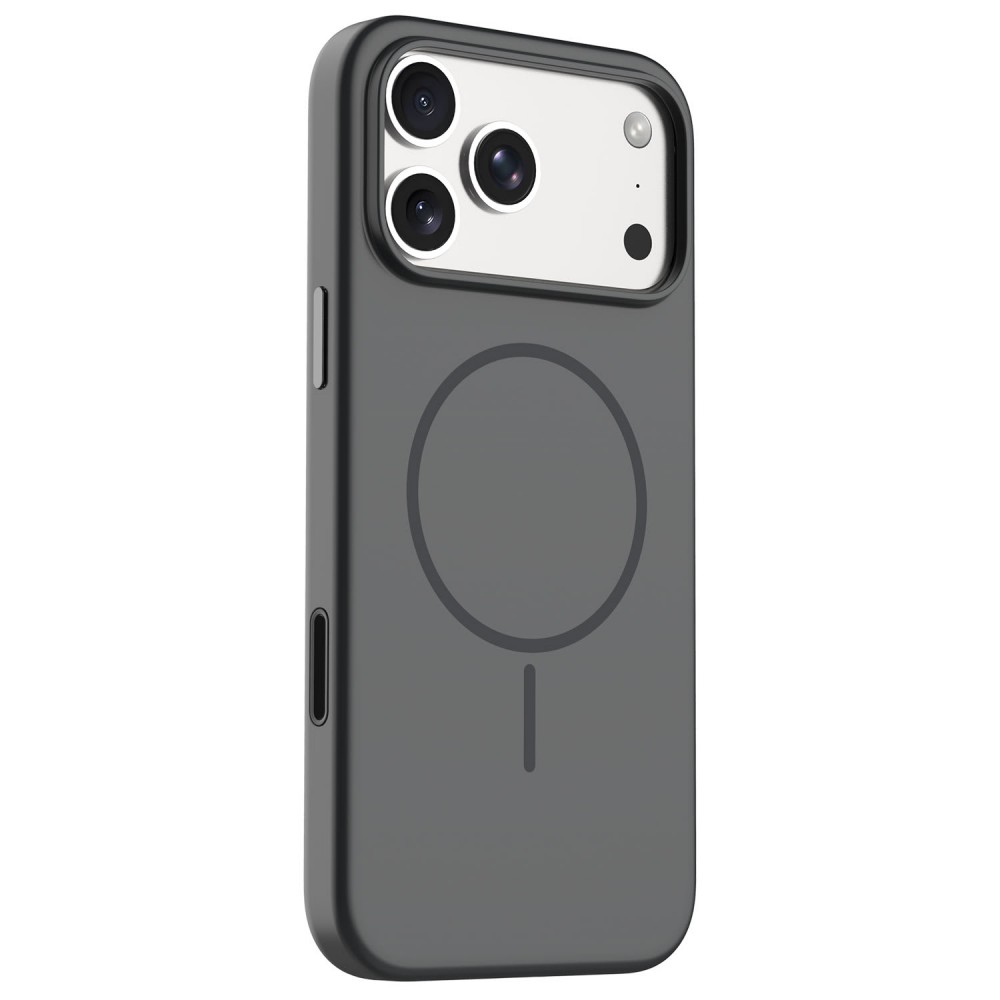 Θήκη iPhone 18 Pro Max 5G Magsafe Υβριδική (TPU+Acrylic) Minimal Slim Fit -Μαύρο Θήκες iPhone