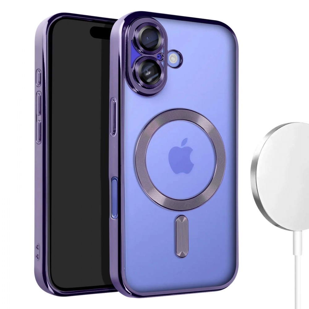 Θήκη iPhone 16 Plus 5G Back Cover Electro Magsafe -Μωβ Θήκες iPhone