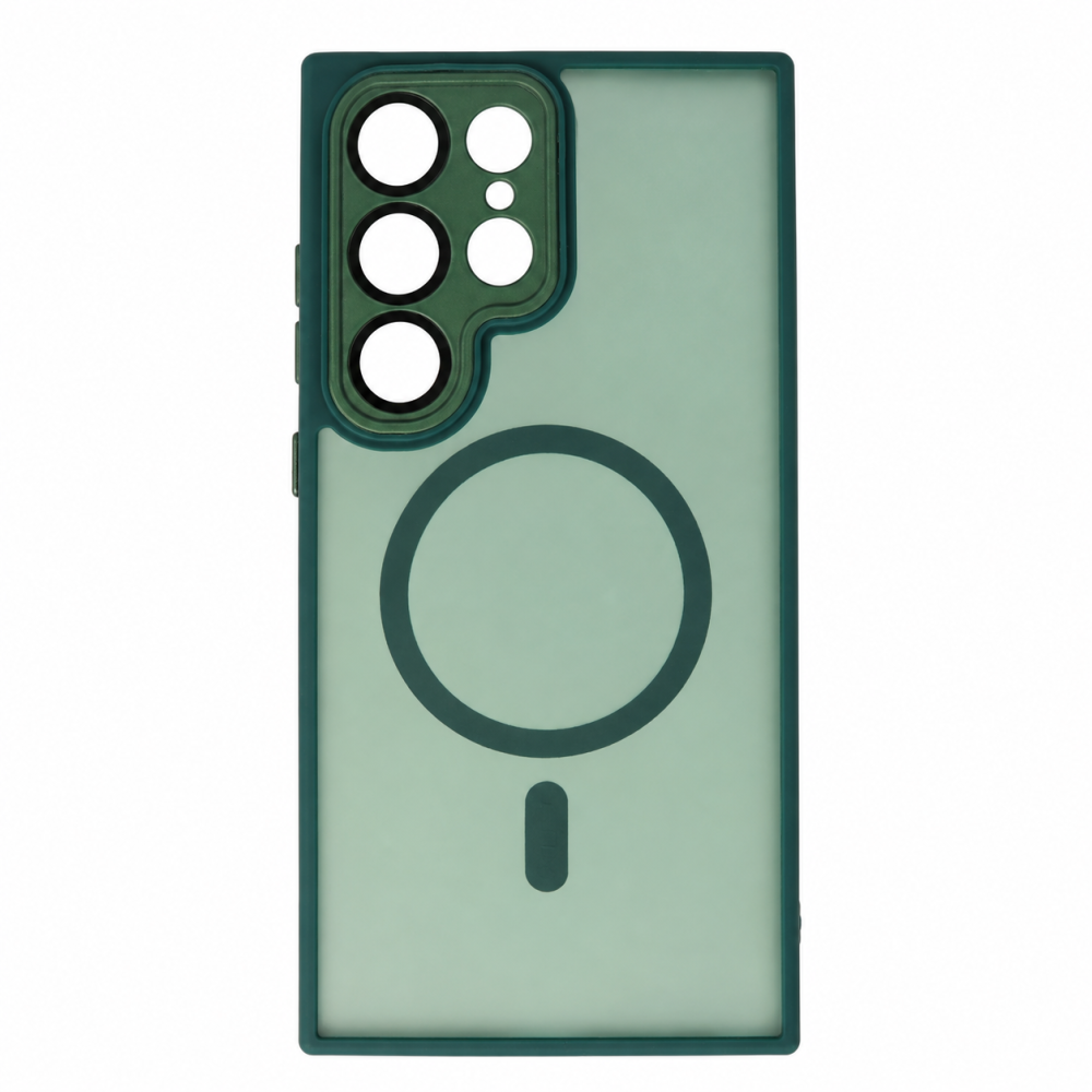 Θήκη Samsung Galaxy S26 Ultra Back Cover Ημιδιάφανη Electro Magsafe -Πράσινο Θήκες Smartphone