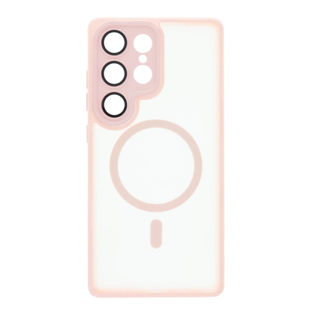 Θήκη Samsung Galaxy S25 Ultra Back Cover Ημιδιάφανη Electro Magsafe -Nude Θήκες Smartphone
