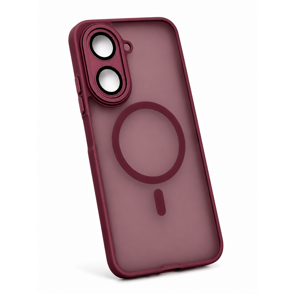 Θήκη Xiaomi Redmi A5 4G 173 mm Back Cover Ημιδιάφανη Electro Magsafe -Μπορντό Θήκες Smartphone