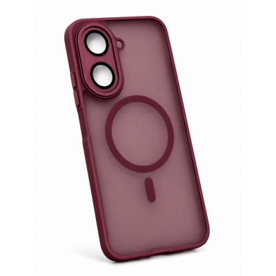 Θήκη Xiaomi Redmi A5 4G 173 mm Back Cover Ημιδιάφανη Electro Magsafe -Μπορντό