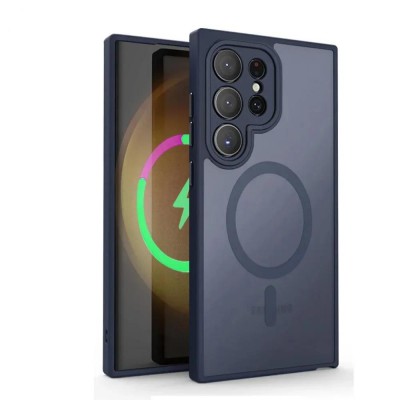 Θήκη Samsung Galaxy S26 Ultra Back Cover Ημιδιάφανη Electro Magsafe -Σκούρο Μπλε