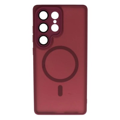 Θήκη Samsung Galaxy S26 Ultra Back Cover Ημιδιάφανη Electro Magsafe -Μπορντό