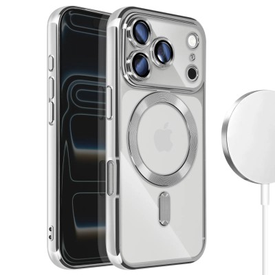 Θήκη iPhone 18 Pro 5G Back Cover Electro Magsafe -Ασημί