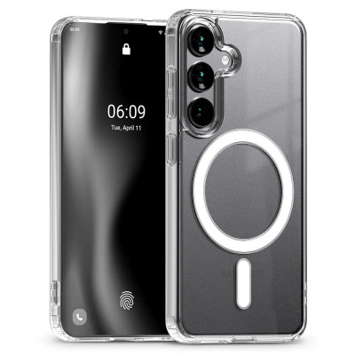 Θήκη Samsung Galaxy S24 Plus 5G MagSafe Σιλικόνης Διάφανη